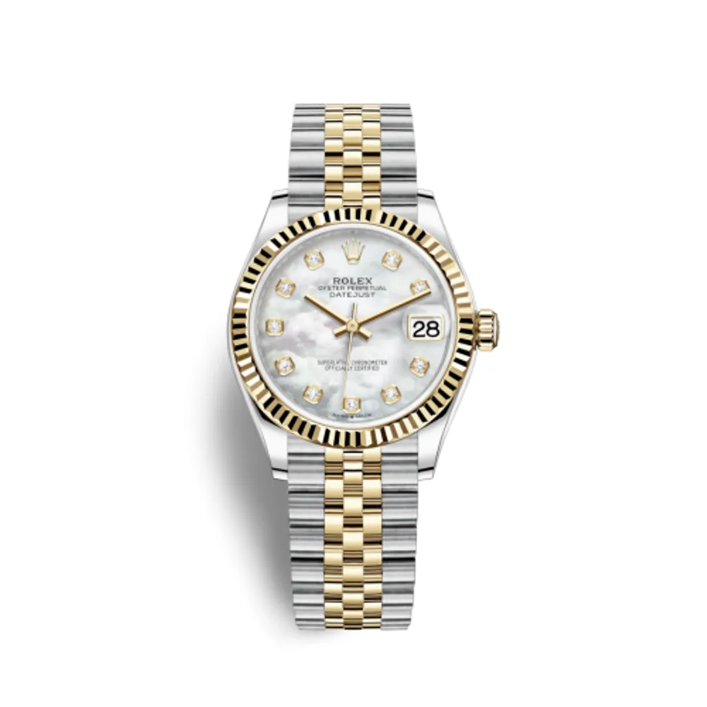 Rolex Datejust 31 Stainless Steel / Yellow Gold / Fluted / MOP / Jubilee