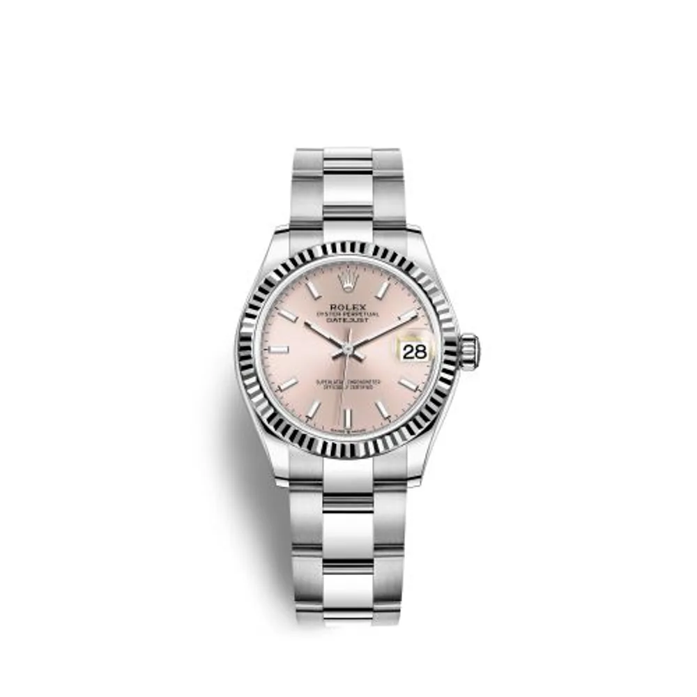 Rolex Datejust 31 Stainless Steel Fluted / Oyster / Pink