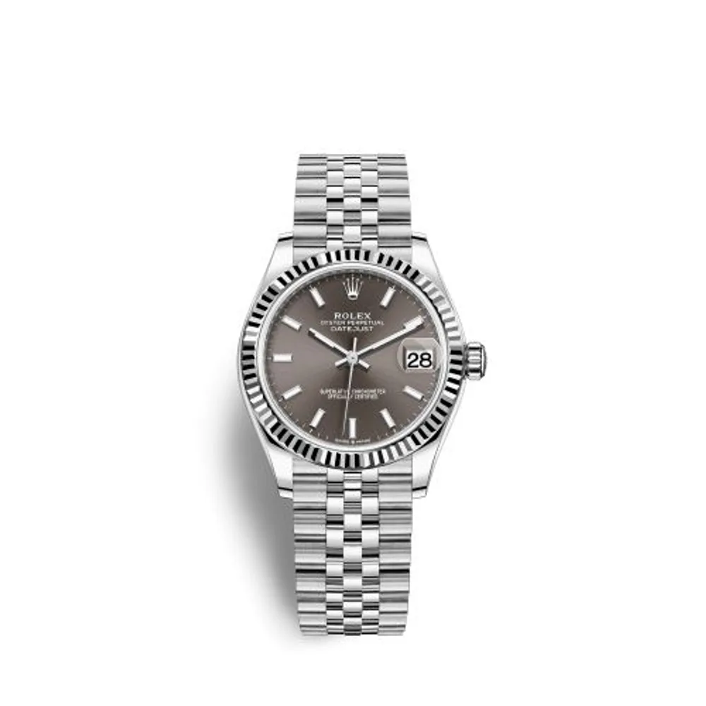 Rolex Datejust 31 Stainless Steel Fluted / Jubilee / Grey