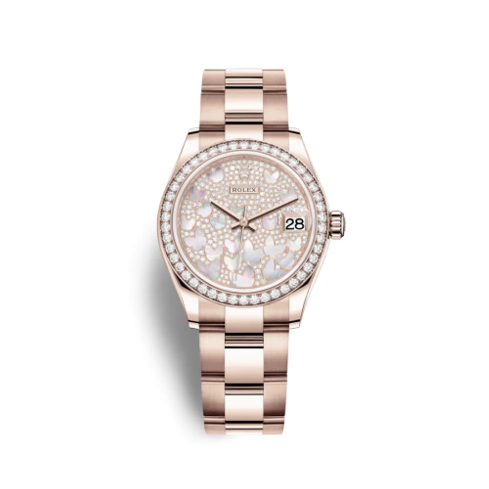 Rolex Datejust 31 Rose Gold / Diamond / Butterfly / Oyster