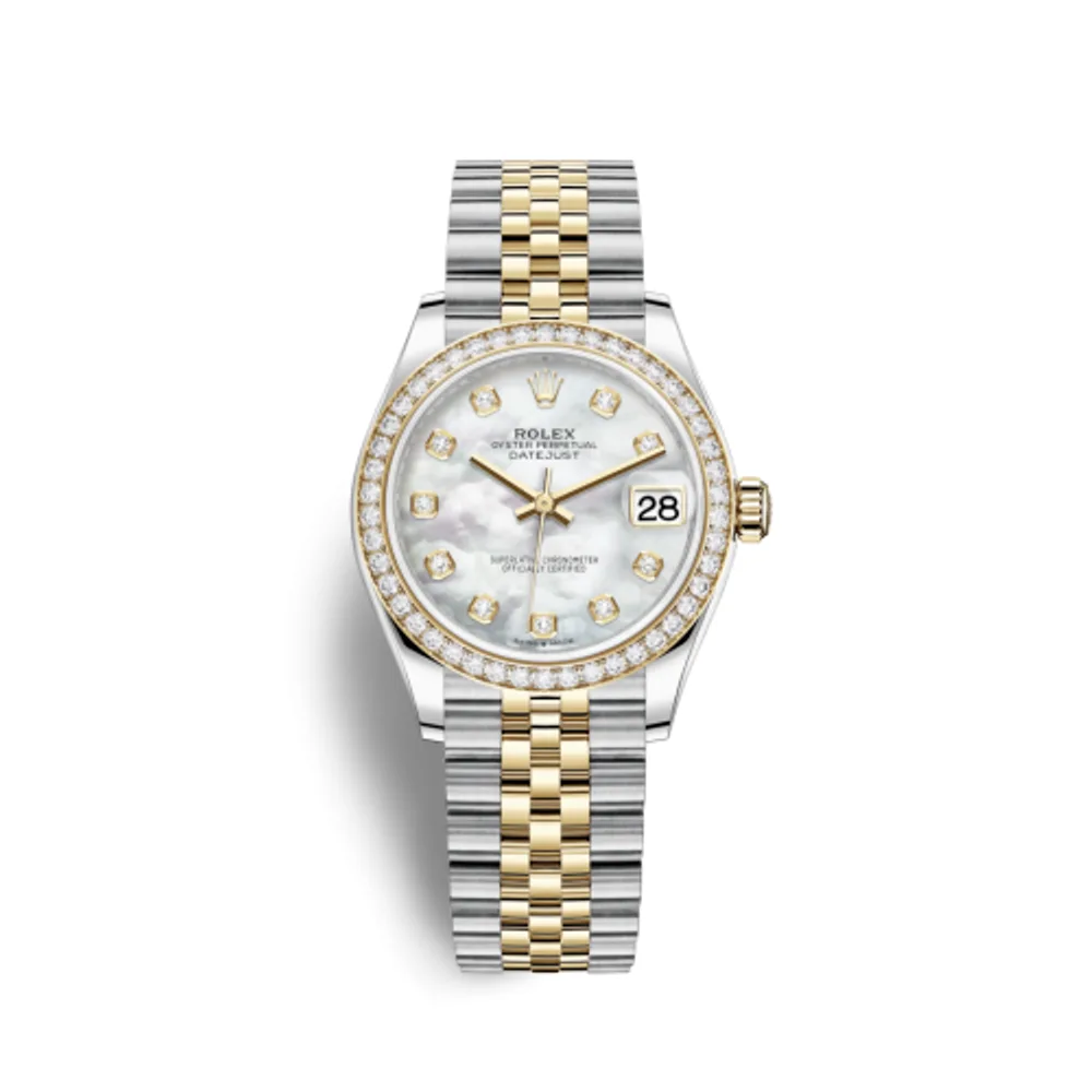 Rolex Datejust 31 Stainless Steel / Yellow Gold / Diamond / MOP / Jubilee