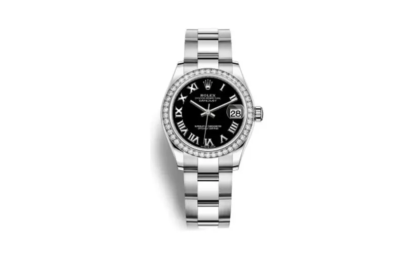 Rolex Datejust 31 Stainless Steel Diamond / Oyster / Black - Roman
