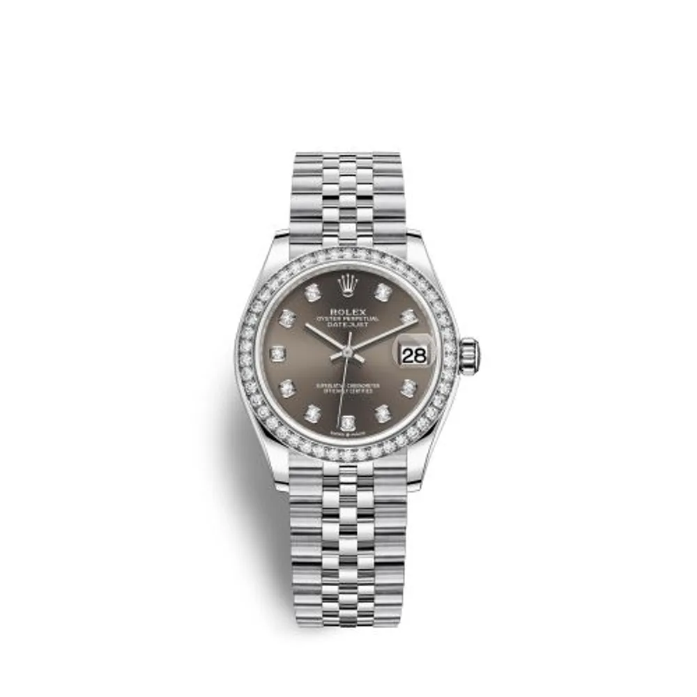 Rolex Datejust 31 Stainless Steel Diamond / Jubilee / Grey - Diamond