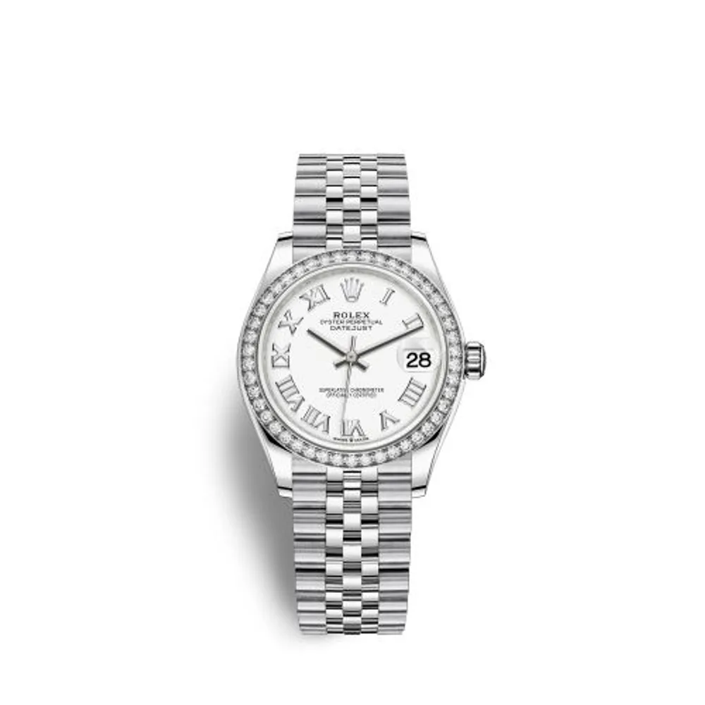 Rolex Datejust 31 Stainless Steel Diamond / Jubilee / White - Roman