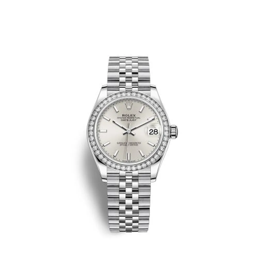 Rolex Datejust 31 Stainless Steel Diamond / Jubilee / Silver