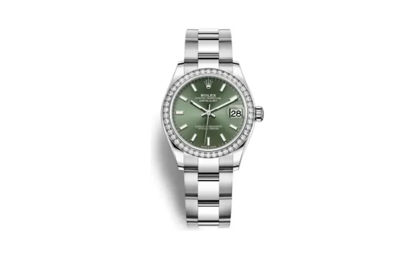 Rolex Datejust 31 Stainless Steel Diamond / Oyster / Green
