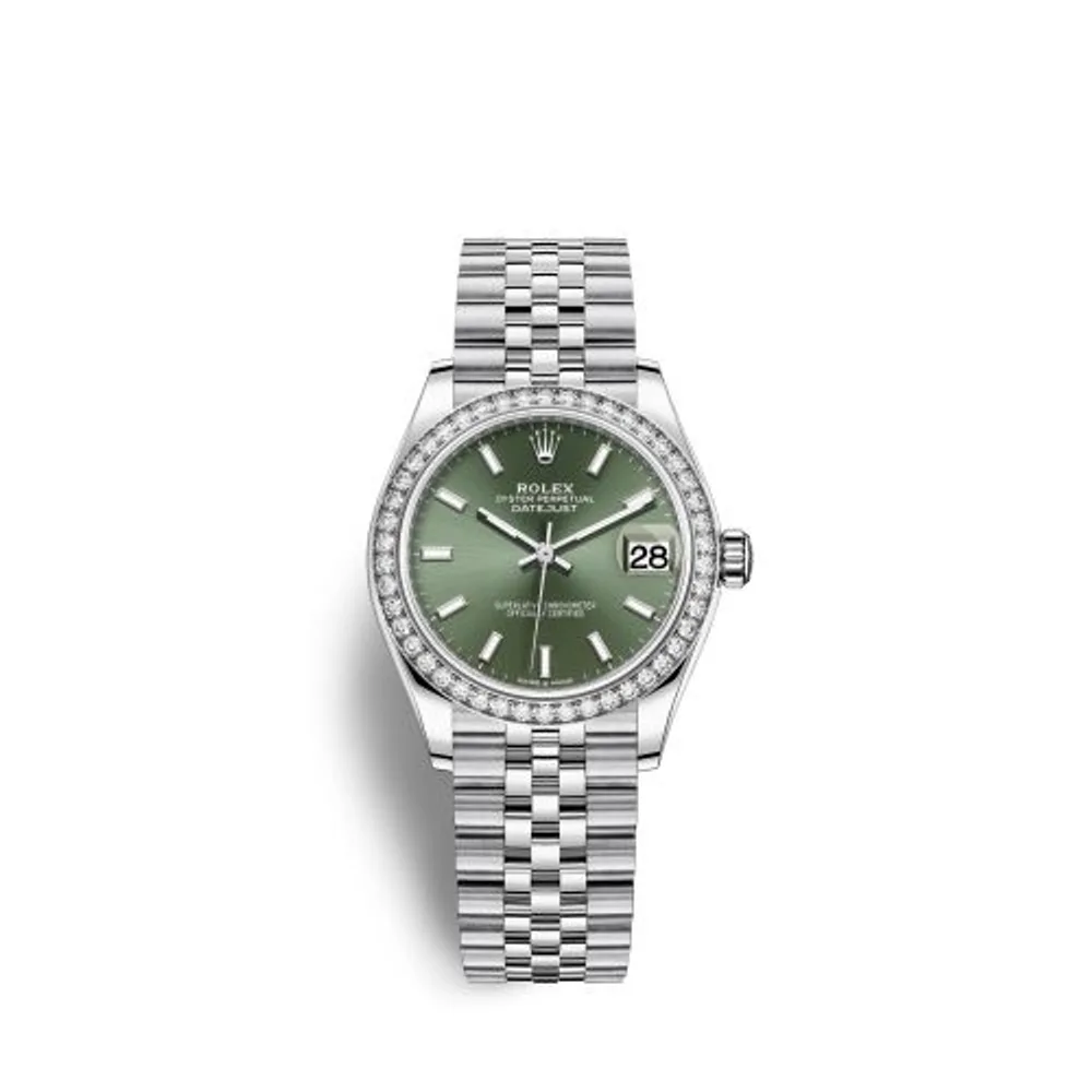 Rolex Datejust 31 Stainless Steel Diamond / Jubilee / Green