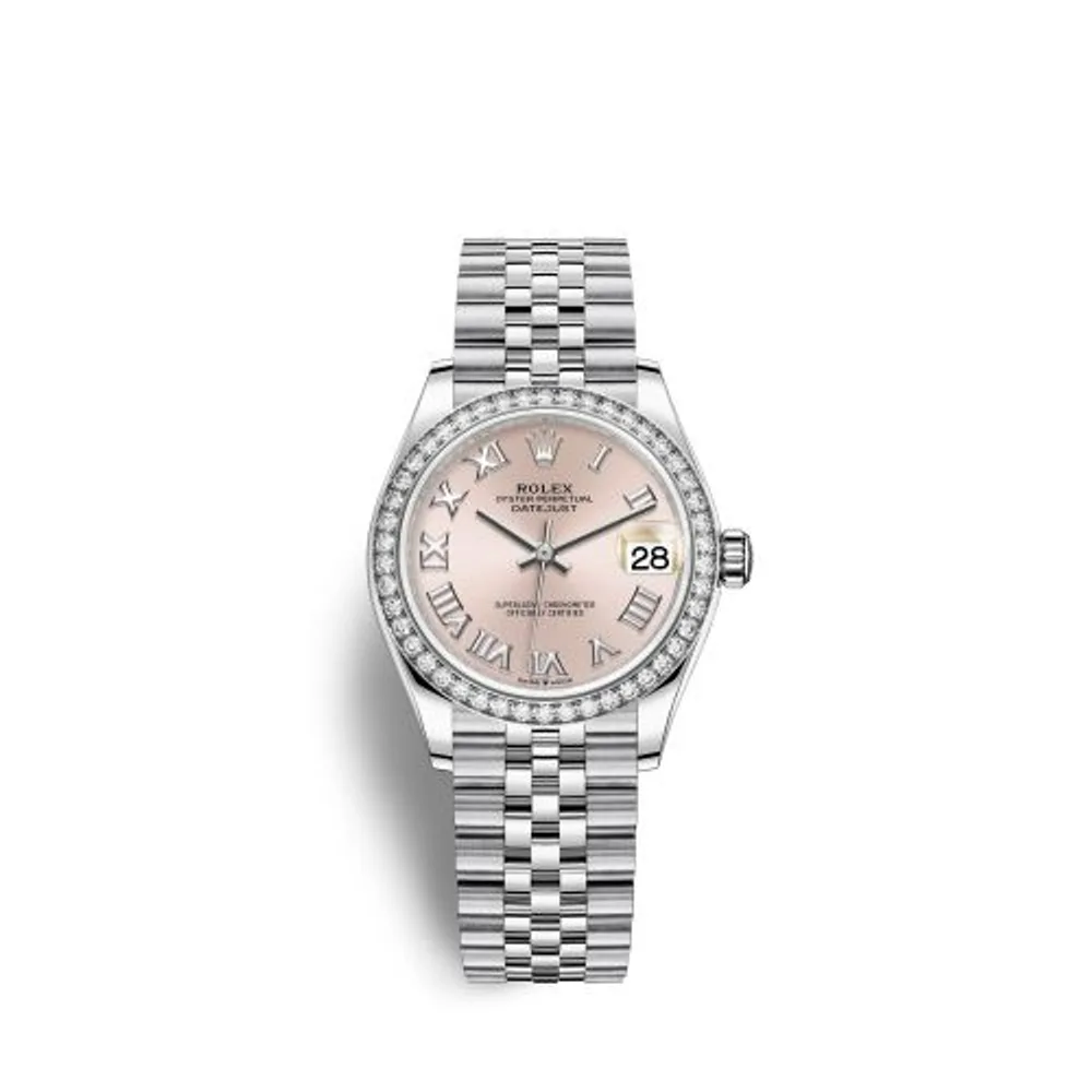 Rolex Datejust 31 Stainless Steel Diamond / Jubilee / Pink - Roman