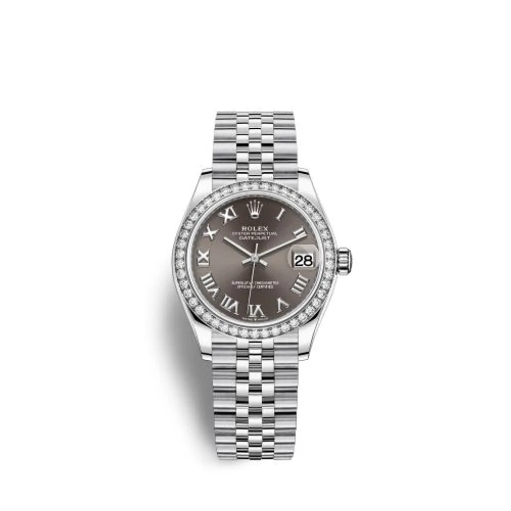 Rolex Datejust 31 Stainless Steel Diamond / Jubilee / Grey - Roman