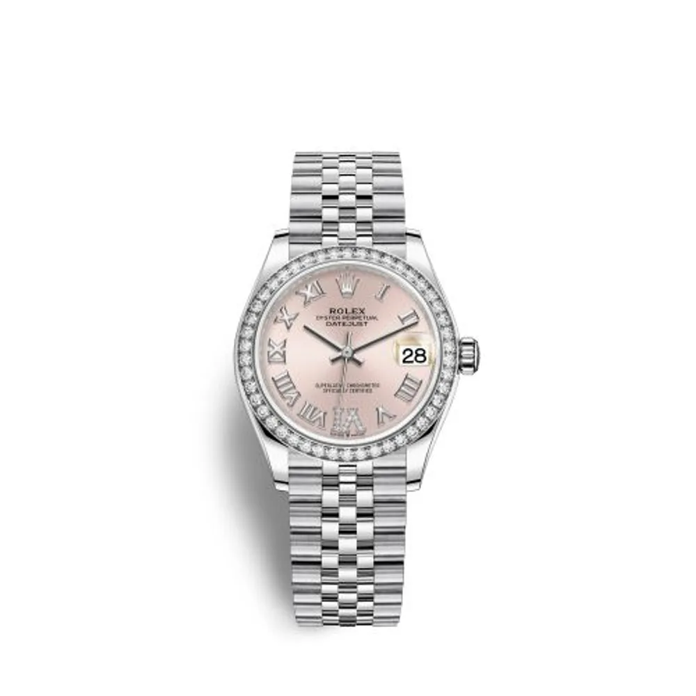 Rolex Datejust 31 Stainless Steel Diamond / Jubilee / Pink - Roman
