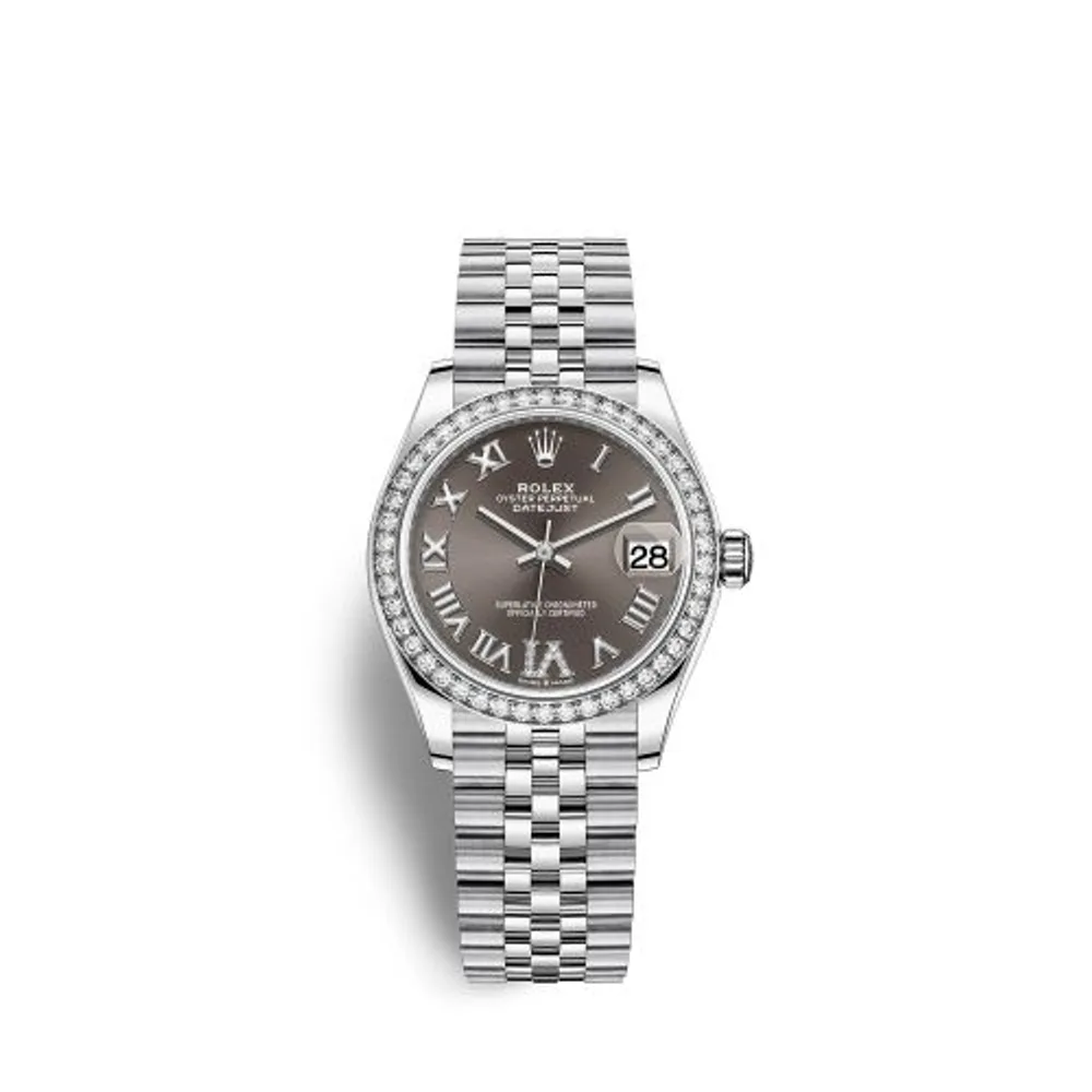 Rolex Datejust 31 Stainless Steel Diamond / Jubilee / Grey - Roman