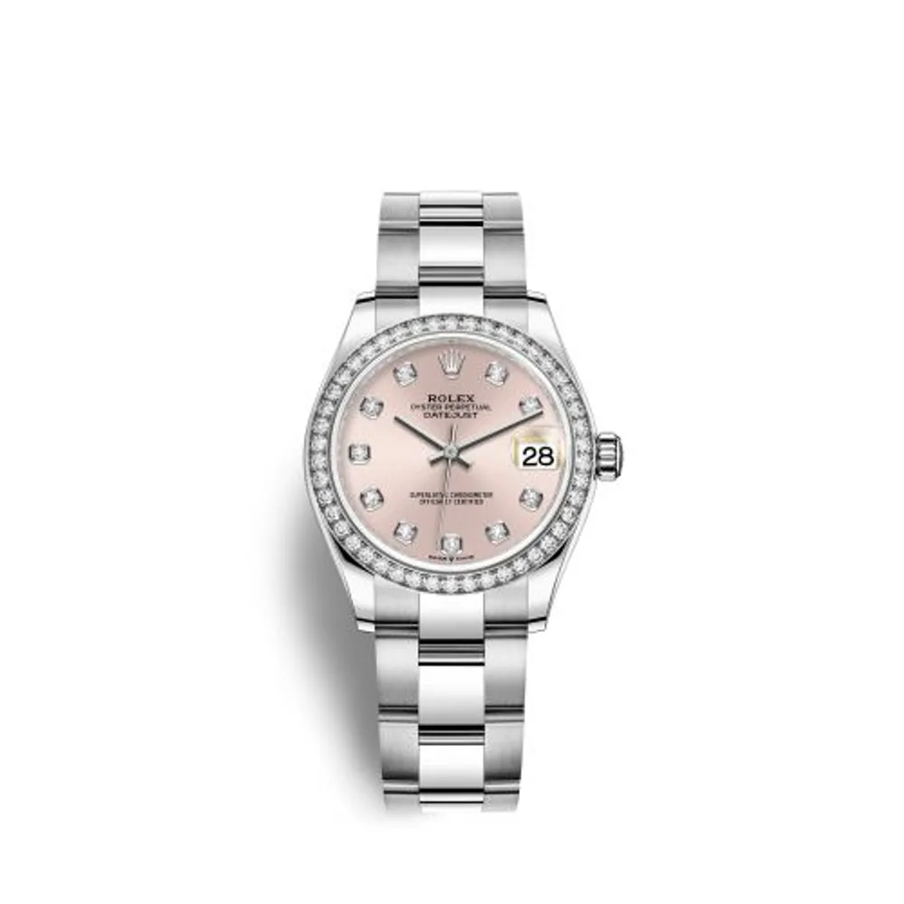 Rolex Datejust 31 Stainless Steel Diamond / Oyster / Pink - Diamond