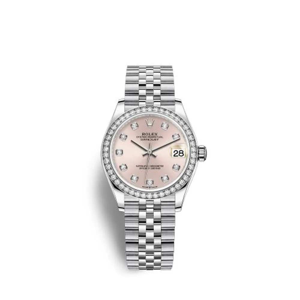 Rolex Datejust 31 Stainless Steel Diamond / Jubilee / Pink - Diamond