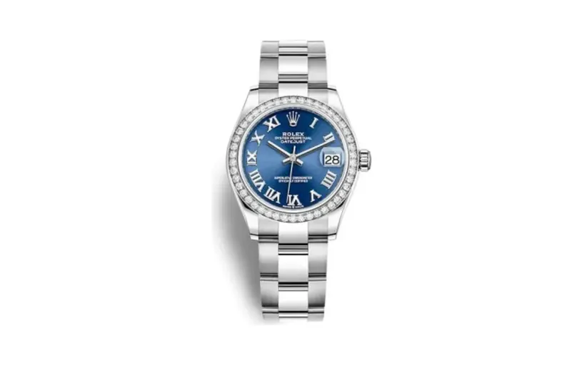 Rolex Datejust 31 Stainless Steel / Diamond / Blue - Roman / Oyster