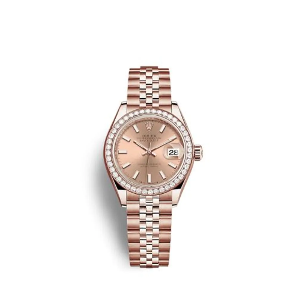 Rolex Lady-Datejust 28 Rose Gold / Diamond / Rose / Jubilee