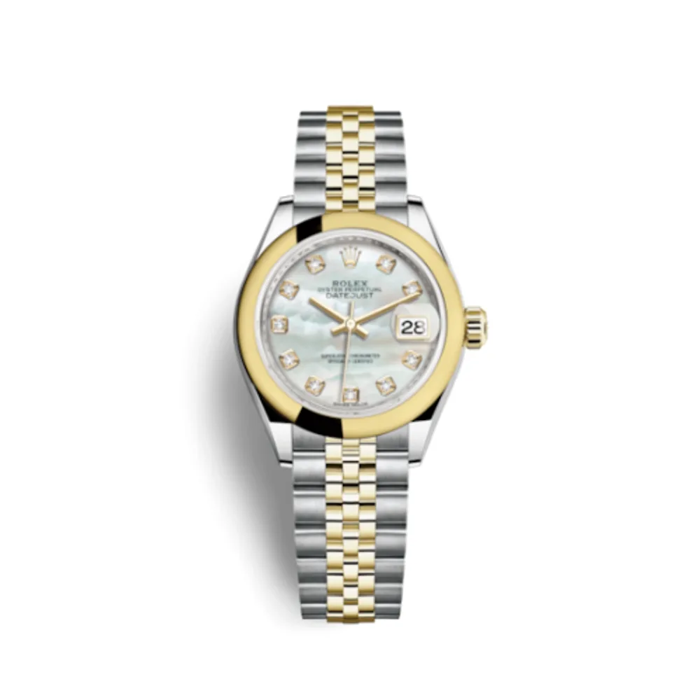 Rolex Lady-Datejust 28 Rolesor Yellow Domed / Jubilee / MOP