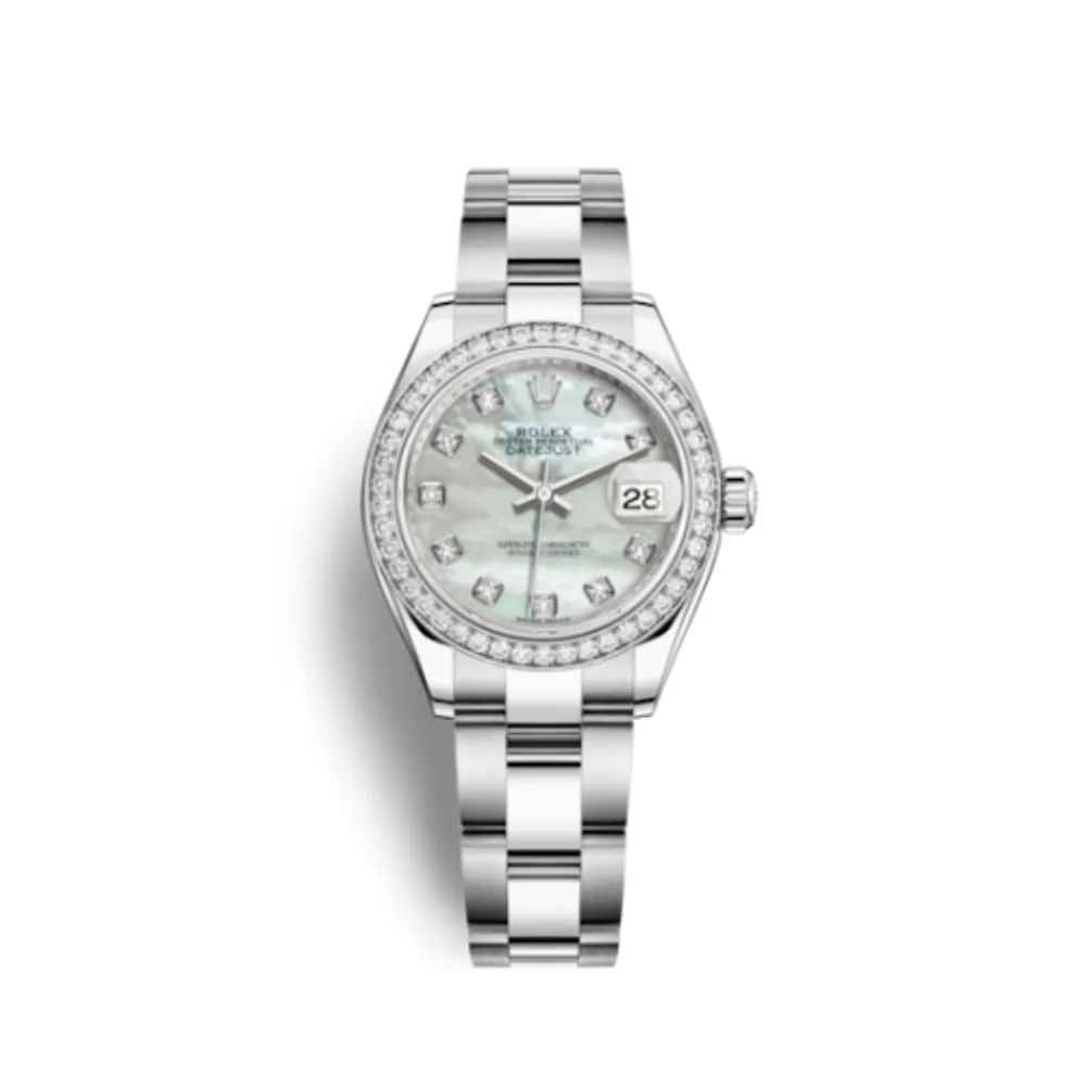 Rolex Lady-Datejust 28 Stainless Steel / Diamond / MOP / Oyster
