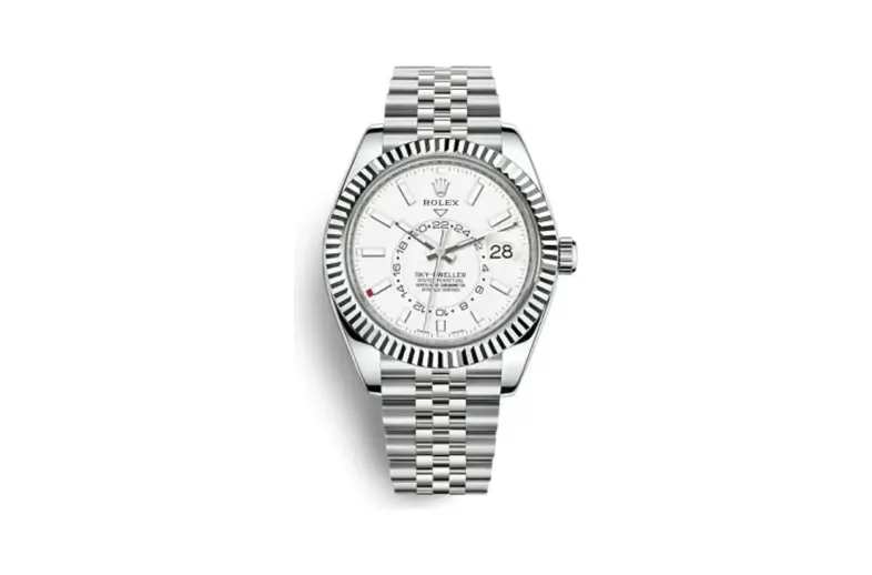 Rolex Sky-Dweller Stainless Steel / White Gold / White / Jubilee