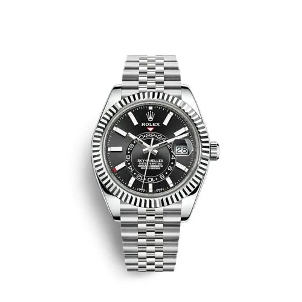 Rolex Sky-Dweller Stainless Steel / White Gold / Black / Jubilee