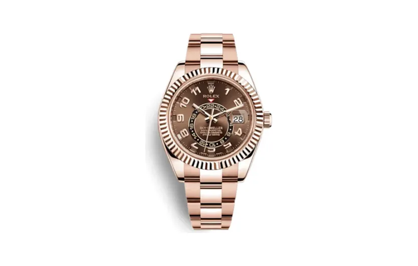 Rolex Sky-Dweller Everose / Chocolate - Arabic
