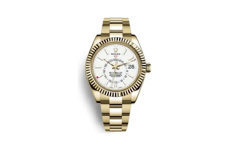 Rolex Sky-Dweller Yellow Gold / White