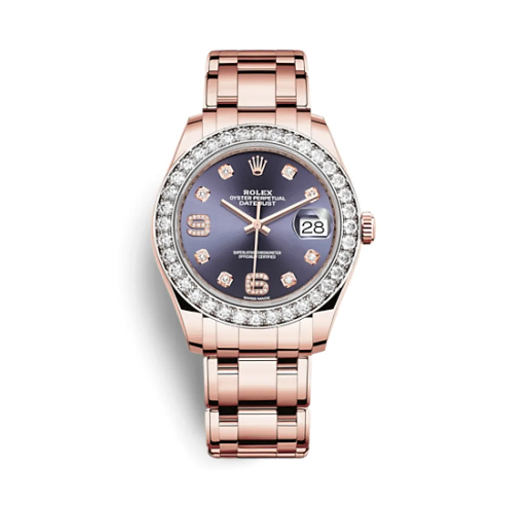Rolex Datejust Pearlmaster 39 Everose Diamond / Aubergine