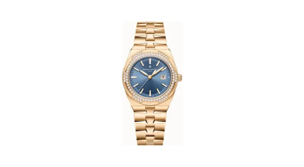 Vacheron Constantin Overseas quartz, 33 mm Pink Gold
