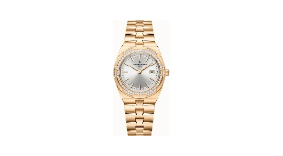 Vacheron Constantin Overseas quartz, 33 mm Pink Gold